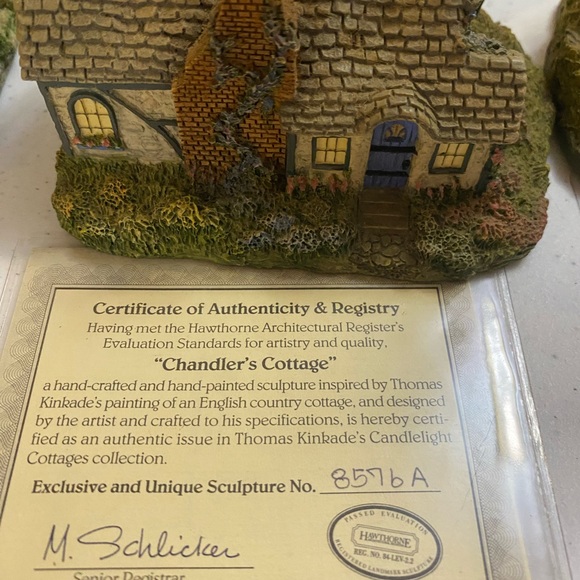 Thomas kinkade collectable plates with certificate of authenticity - Picture 14 of 14
